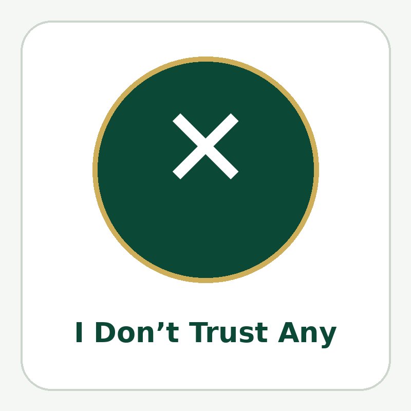I Do Not Trust Any Candidate Yet
